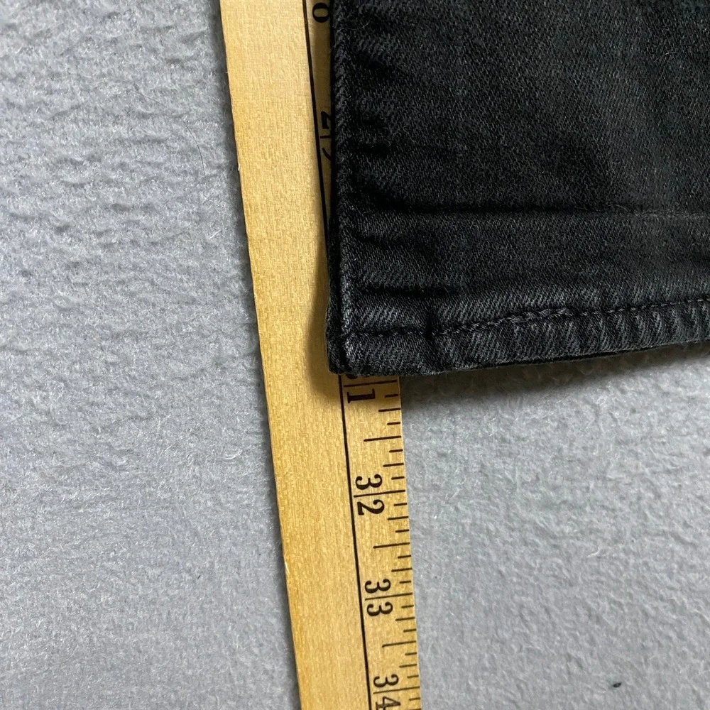 Levi's 511 Slim Fit Jeans Mens 36x32 (Measures 32x31) Black Premium Denim Pants